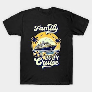 Family Cruise 2024 Making Memories Together Cruising Trip T-Shirt